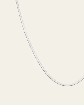 2mm Herringbone Chain - Sterling Silver