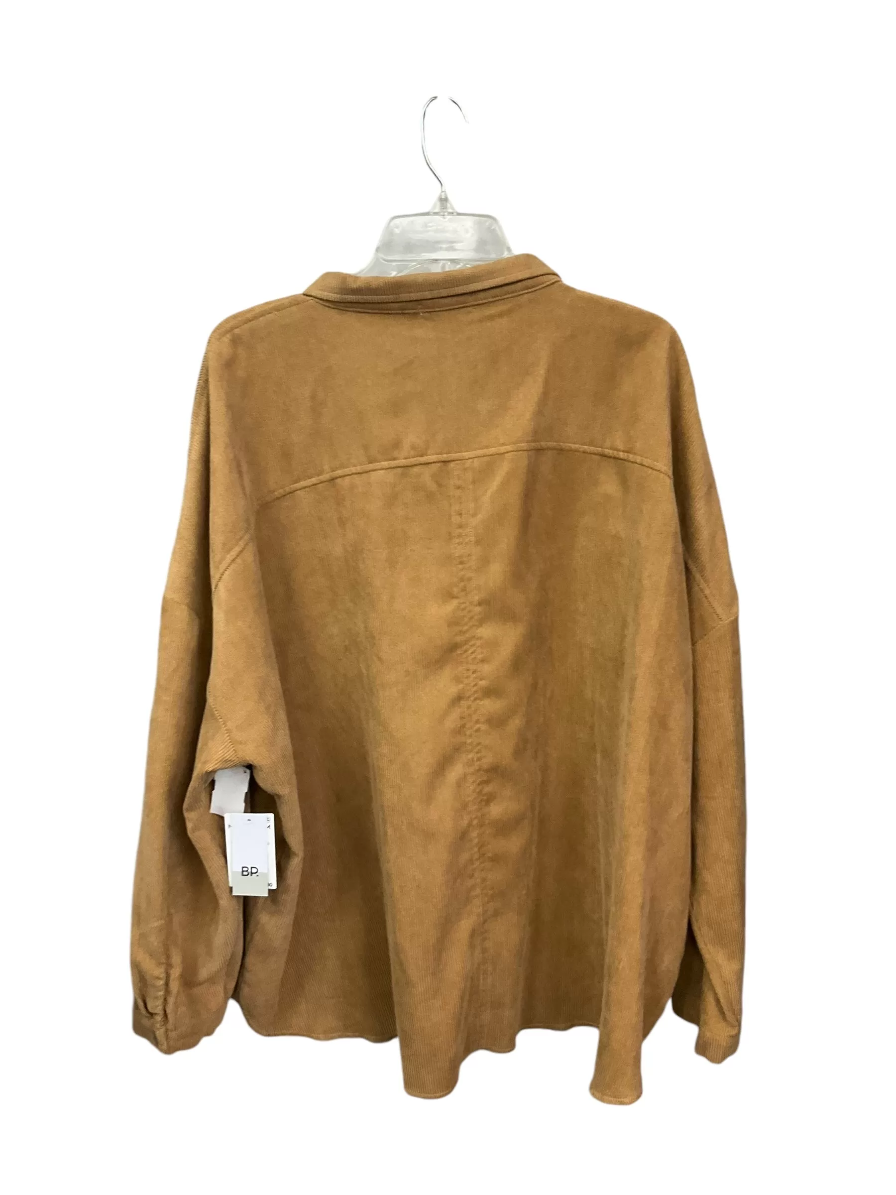 Blouse Long Sleeve By Bp In Tan, Size: Xl