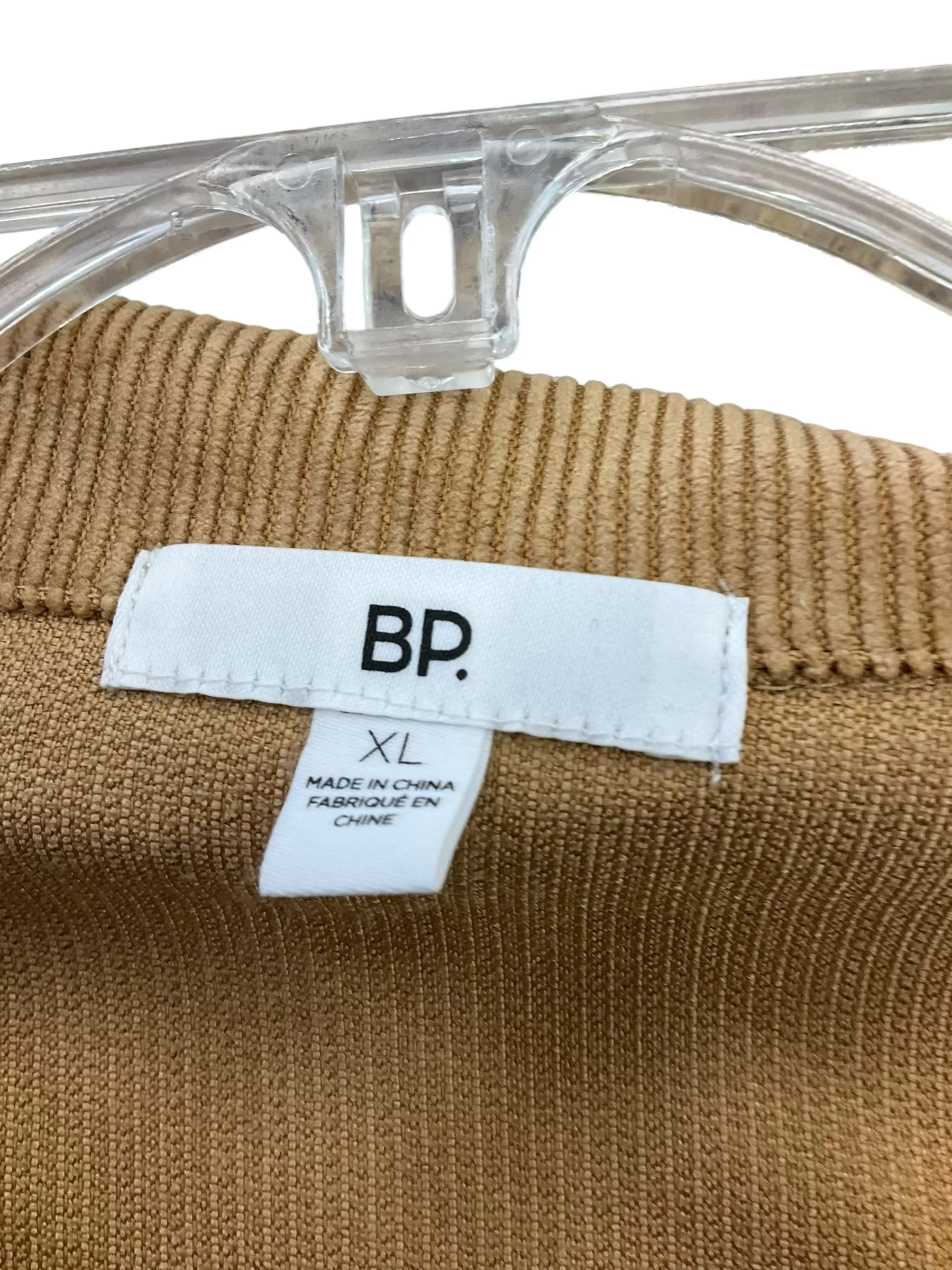 Blouse Long Sleeve By Bp In Tan, Size: Xl