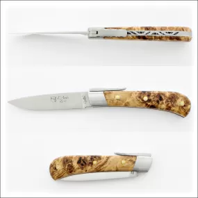 Corsican L' Antò Pocket Knife Poplar Burl