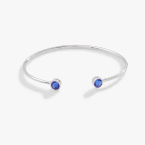 Flex Cuff Bracelet, Sapphire