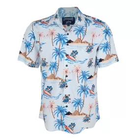 Grateful Dead  | Relaxed Button Down | Baby Blue Island Bear