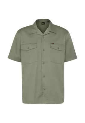 Lee Men's short sleeve shirt Chetopa Shirt L68POM43 fort green