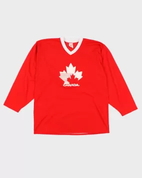 Men's Vintage Red Canada Sports jersey - L