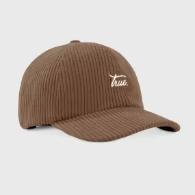 Script Logo Corduroy Cap - Brown