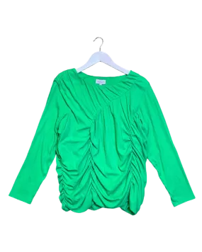 Size 3XL - Wray Ruched Green Top