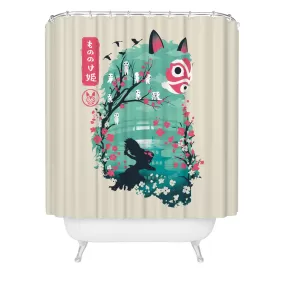 Ukiyo-E Princess Shower Curtain